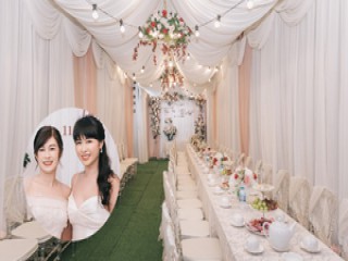 Lễ vu quy tông hồng của em gái Đăng Khôi - Thủy Anh