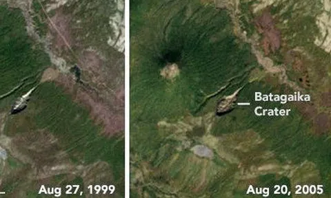 NASA chụp chi tiết lạ của "nòng nọc" khổng lồ ở Siberia: Các nhà khoa học lập tức cảnh báo