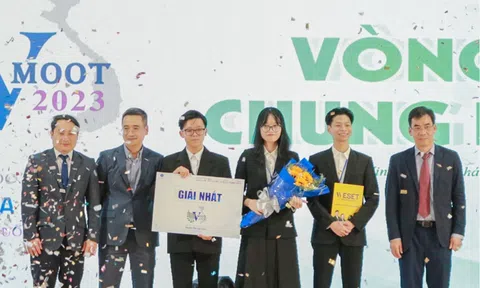 Trường Đại học Luật Hà Nội giành giải nhất VMoot cấp Quốc gia 2023