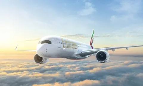 Emirates A350 chính thức hạ cánh tại TP.Hồ Chí Minh, điểm đến đầu tiên tại Đông Nam Á