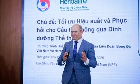 Herbalife Vietnam đồng hành cùng Liên Đoàn Bóng Đá Việt Nam đào tạo về dinh dưỡng thể thao nâng cao cho các huấn luyện viên và cầu thủ bóng đá