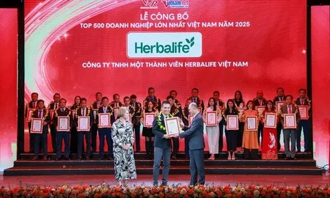 Herbalife Việt Nam được xếp hạng Top 500 Doanh Nghiệp Lớn Nhất Việt Nam Năm Thứ Bảy Liên Tiếp