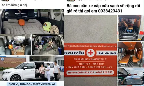 “Ma trận” xe cứu thương “dỏm” bủa vây Bệnh viện Chợ Rẫy
