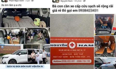 Bát nháo xe tự chế chở bệnh nhân bủa vây bệnh viện lớn ở TPHCM
