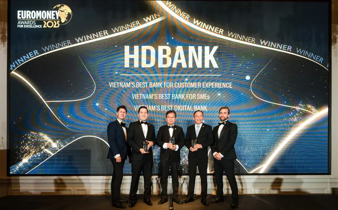 HDBank lập “hat-trick” giải thưởng Euromoney 2025, khẳng định vị thế quốc tế của ngân hàng Việt