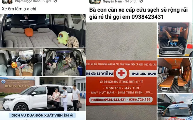 “Ma trận” xe cứu thương “dỏm” bủa vây Bệnh viện Chợ Rẫy