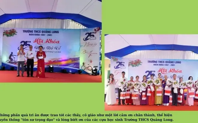 Thanh Hóa: Hội cựu học sinh niên khóa 1997–2001 Trường THCS Quảng Long: Hành trình trở về của yêu thương và lòng biết ơn