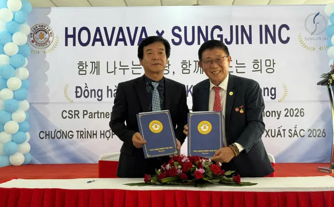 Sungjin I&C Vina ký kết hợp tác với Quỹ HOAVAVA, lan tỏa trách nhiệm xã hội