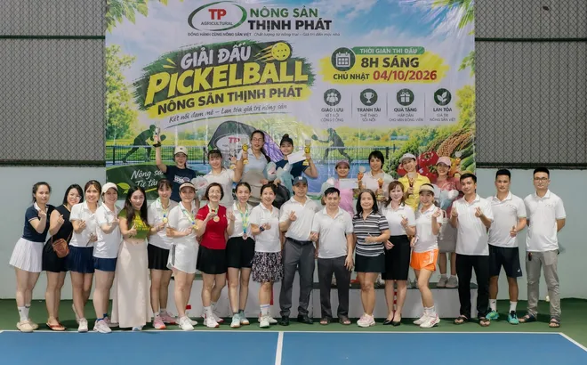 Giải Pickleball Thịnh Phát Company : Gắn kết tập thể, cùng nhau phát triển vững mạnh